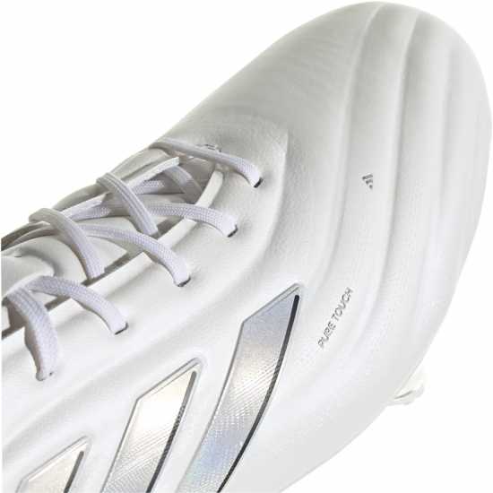 Adidas Copa Pure Elite Firm Ground Football Boots White/Silver Мъжки футболни бутонки