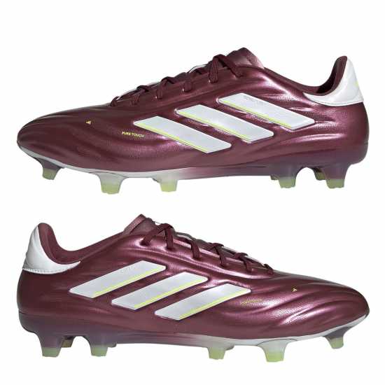 Adidas Copa Pure Elite Firm Ground Football Boots Red/Wht/Yellow Мъжки футболни бутонки