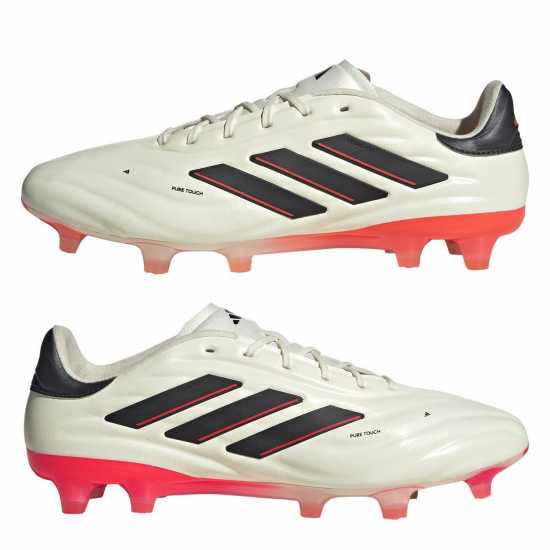 Adidas Copa Pure Elite Firm Ground Football Boots White/Black/Red Мъжки футболни бутонки