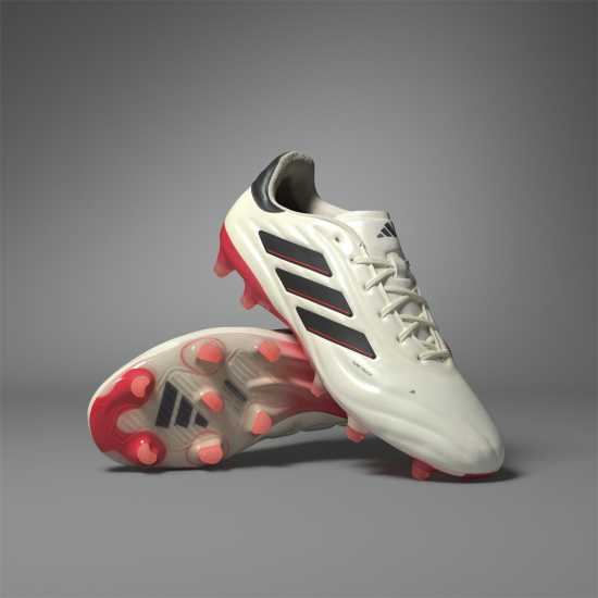 Adidas Copa Pure Elite Firm Ground Football Boots White/Black/Red Мъжки футболни бутонки