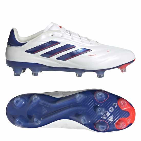 Adidas Copa Pure Elite Firm Ground Football Boots Бяло/Синьо Футболни стоножки