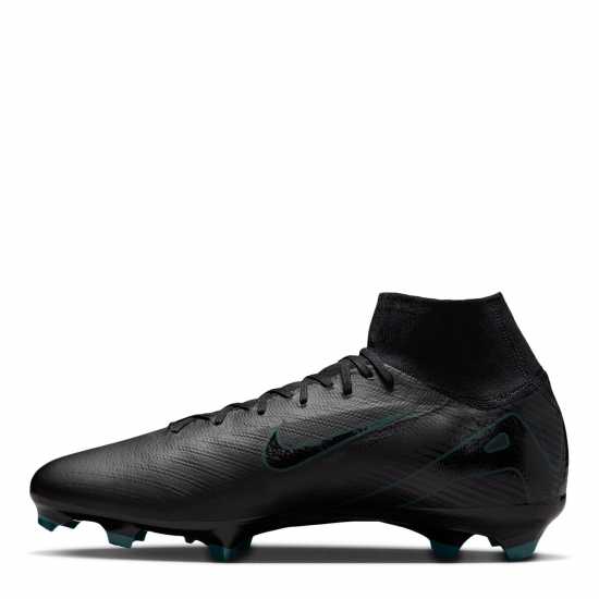 Nike Zoom Mercurial Superfly 10 Pro Firm Ground Football Boots Черно/Зелено 