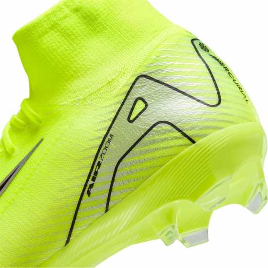 Nike Zoom Mercurial Superfly 10 Pro Firm Ground Football Boots Волт/Черен 