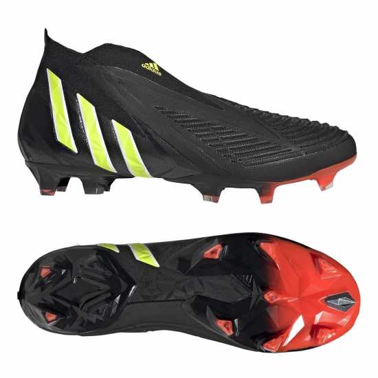 Adidas Predator + Fg Football Boots Черно/Жълто/Червено Футболни стоножки