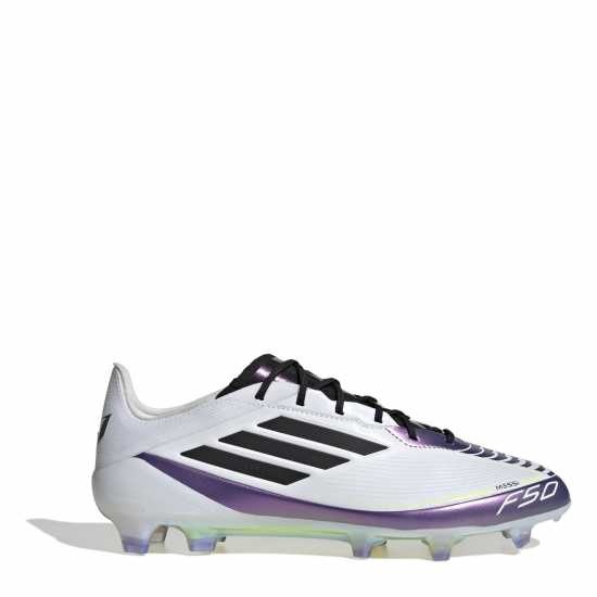 Adidas F50 Elite Firm Ground Football Boots Бяло/Лилаво 