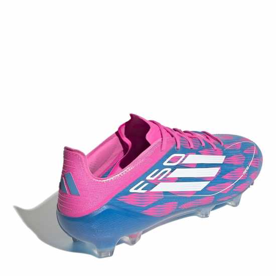 Adidas F50 Elite Firm Ground Football Boots Синьо/Розово Футболни стоножки