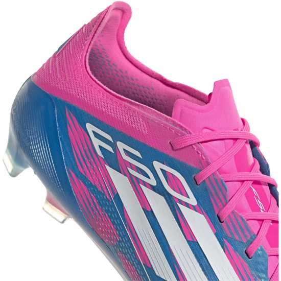 Adidas F50 Elite Firm Ground Football Boots Синьо/Розово Футболни стоножки