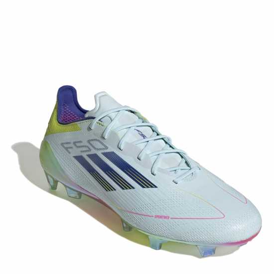 Adidas F50 Elite Firm Ground Football Boots Синьо/Жълто Футболни стоножки