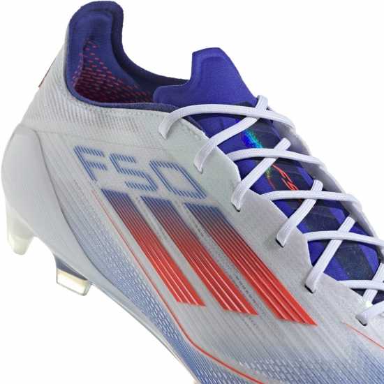 Adidas F50 Elite Firm Ground Football Boots Бяло/Червено/Синьо Футболни стоножки