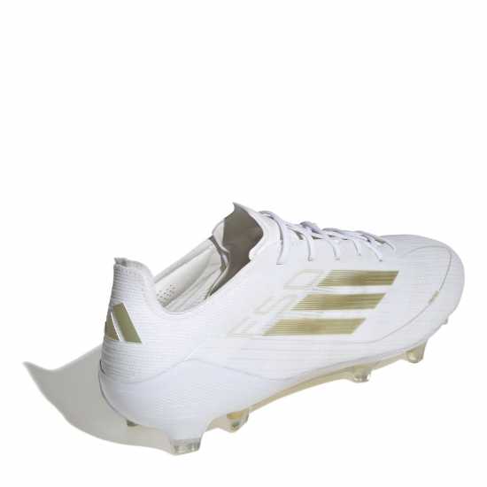 Adidas F50 Elite Firm Ground Football Boots Бяло/Златно/Бяло Футболни стоножки