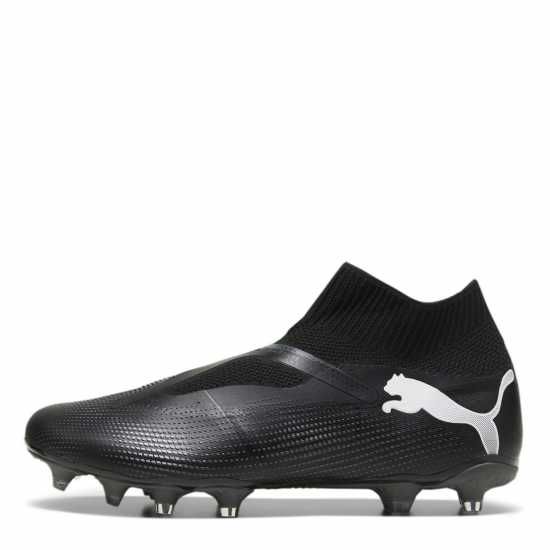 Puma Future 7 Match+ Laceless Firm Ground Football Boots Черно/Бяло Футболни стоножки