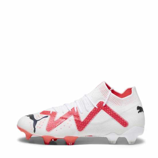 Puma Future Ultimate.1 Firm Ground Football Boots White/Pink Футболни стоножки