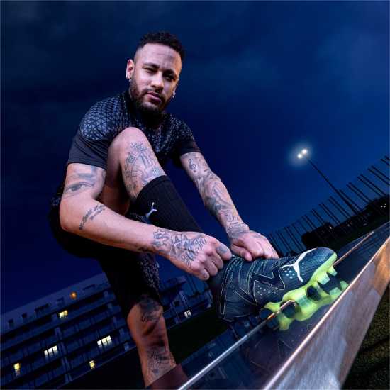 Puma Future Ultimate.1 Firm Ground Football Boots Blue/Green Футболни стоножки