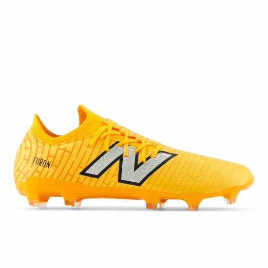 New Balance Furon V7+ Destroy Firm Ground Football Boots Оранжево/ Сребърно 