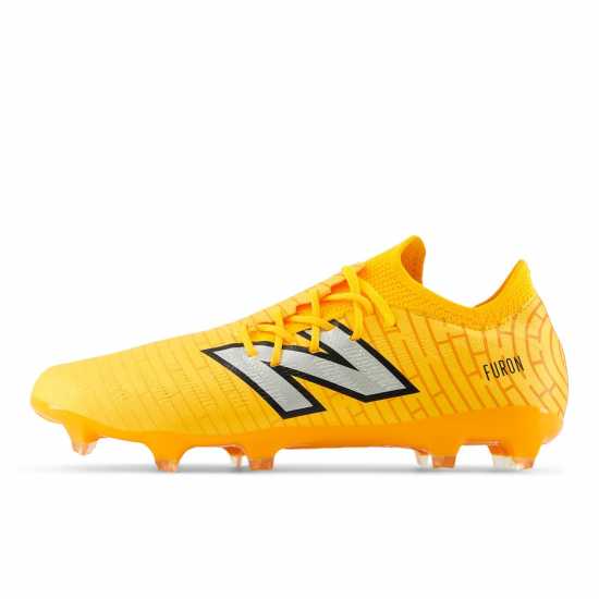 New Balance Furon V7+ Destroy Firm Ground Football Boots Оранжево/ Сребърно 