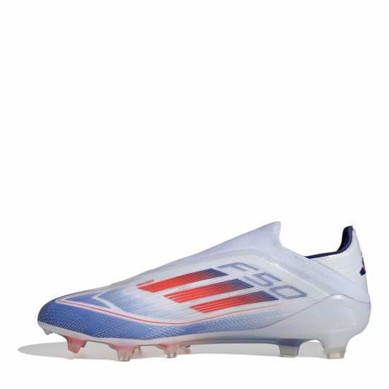 Adidas F50 Elite Laceless Firm Ground Football Boots Бяло/Червено/Синьо Футболни стоножки