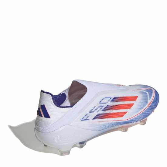 Adidas F50 Elite Laceless Firm Ground Football Boots Бяло/Червено/Синьо Футболни стоножки