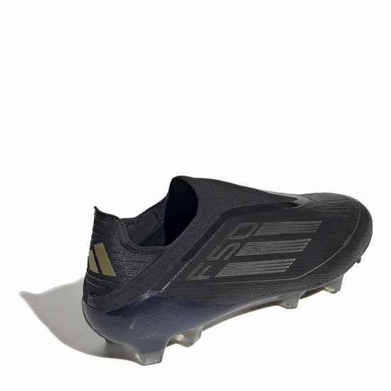 Adidas F50 Elite Laceless Firm Ground Football Boots Черно/сребро Футболни стоножки