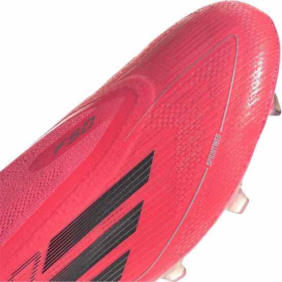 Adidas F50 Elite Laceless Firm Ground Football Boots Розово/Черно 