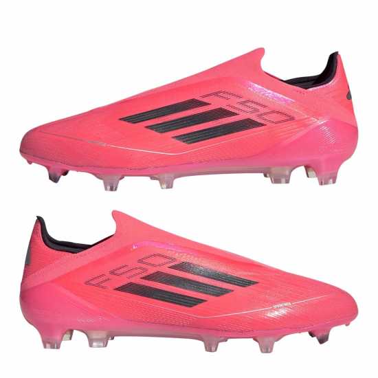 Adidas F50 Elite Laceless Firm Ground Football Boots Розово/Черно 