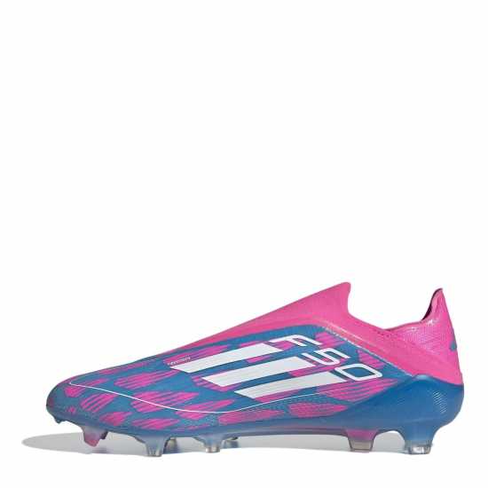 Adidas F50 Elite Laceless Firm Ground Football Boots Синьо/Розово Футболни стоножки