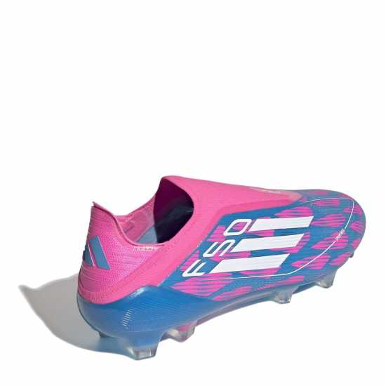 Adidas F50 Elite Laceless Firm Ground Football Boots Синьо/Розово Футболни стоножки