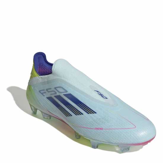 Adidas F50 Elite Laceless Firm Ground Football Boots Синьо/Жълто Футболни стоножки