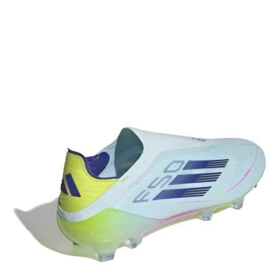 Adidas F50 Elite Laceless Firm Ground Football Boots Синьо/Жълто Футболни стоножки