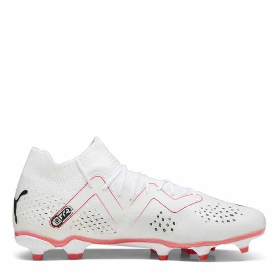 Puma Future Match.3  Firm Ground Football Boots White/Pink Футболни стоножки