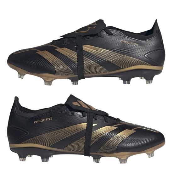 Adidas Predator League Fold-Over Tongue Firm Ground Football Boots Черно/Злато 