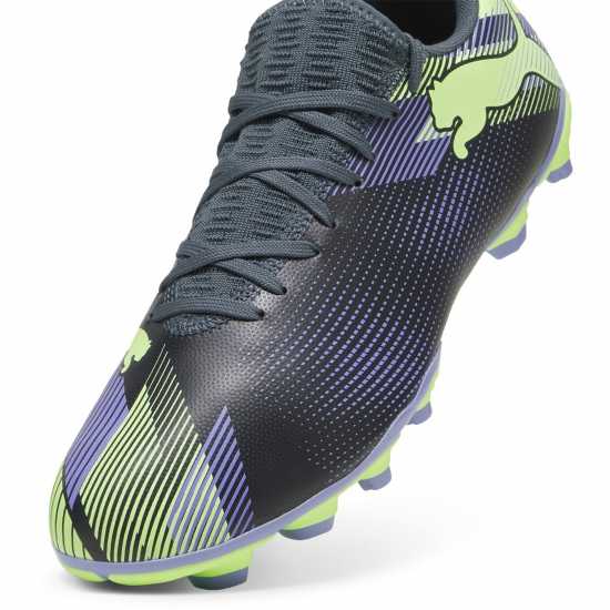 Puma Future 7 Play Firm Ground Football Boots Сиво/Лилаво/Зелено 