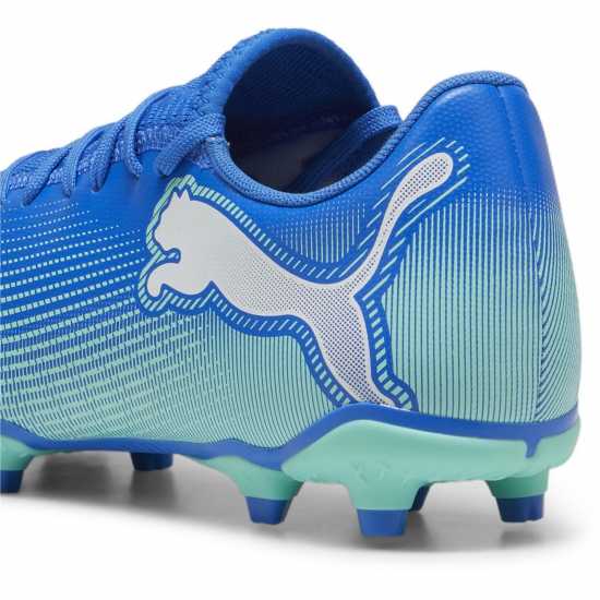 Puma Future 7 Play Firm Ground Football Boots Синьо/Бяло/Зелено Футболни стоножки