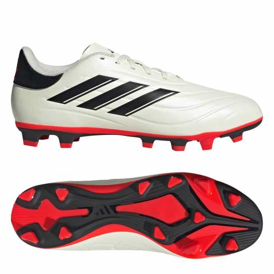 Adidas Copa Pure 2 Club Firm Ground Football Boots Бяло/Черно/Червено Футболни стоножки