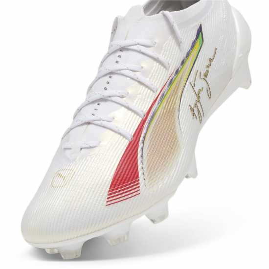 Puma Ultra Ultimate Firm Ground Football Boots Бяло/Злато/Червено 