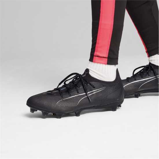 Puma Ultra Pro Firm Ground Football Boots Черно/Бяло Футболни стоножки