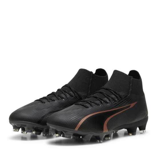 Puma Ultra Pro Firm Ground Football Boots Черно/Розово Футболни стоножки