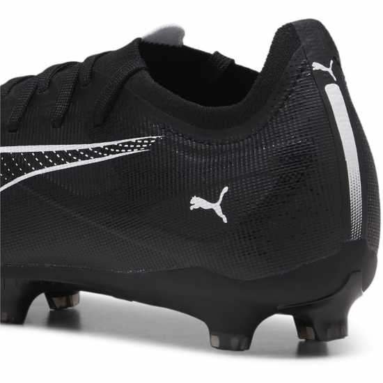 Puma Ultra Match Firm Ground Football Boots Черно/Бяло Футболни стоножки