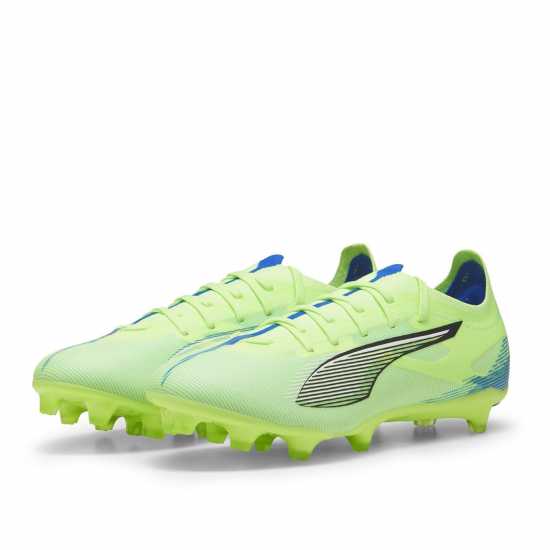 Puma Ultra Match Firm Ground Football Boots Зелено/Бяло/Синьо Футболни стоножки