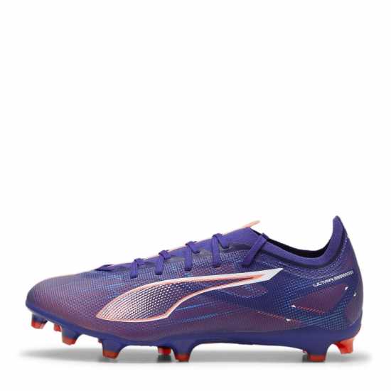 Puma Ultra Match Firm Ground Football Boots Лилаво/Бяло/Оранжево Футболни стоножки