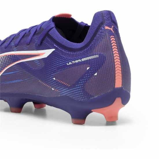 Puma Ultra Match Firm Ground Football Boots Лилаво/Бяло/Оранжево Футболни стоножки