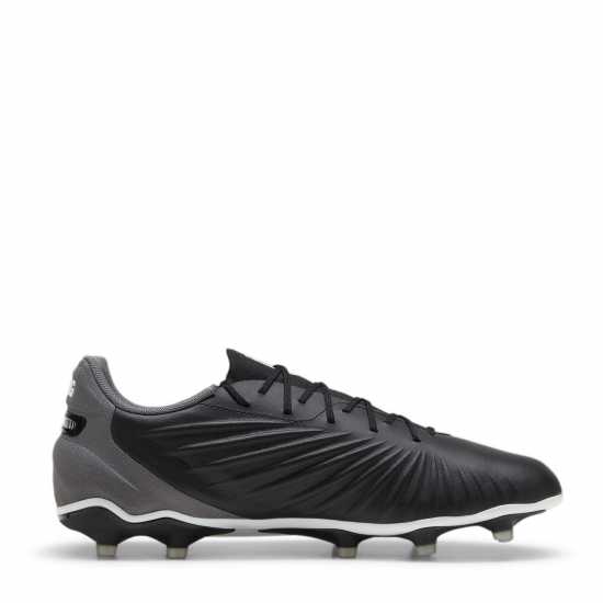 Puma King Match Firm Ground Football Boots Черно/Бяло Футболни стоножки