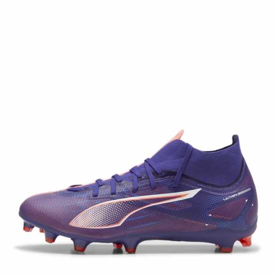 Puma Ultra Match+ Firm Ground Football Boots Лилаво/Бяло/Оранжево Футболни стоножки