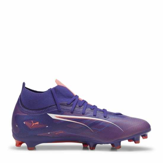 Puma Ultra Match+ Firm Ground Football Boots Лилаво/Бяло/Оранжево Футболни стоножки