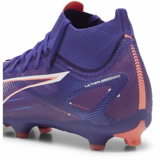 Puma Ultra Match+ Firm Ground Football Boots Лилаво/Бяло/Оранжево Футболни стоножки