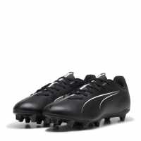 Puma Ultra Play Firm Ground Football Boots Черно/Бяло Футболни стоножки