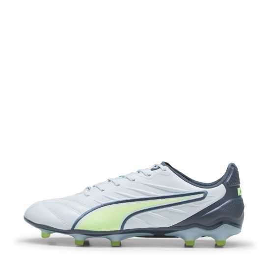 Puma King Pro Firm Ground Football Boots Лед/Ябълка/Сиво 