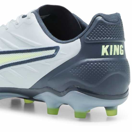 Puma King Pro Firm Ground Football Boots Лед/Ябълка/Сиво 