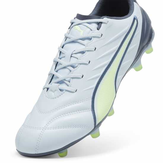 Puma King Pro Firm Ground Football Boots Лед/Ябълка/Сиво 