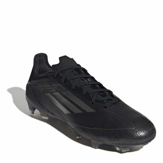 Adidas F50 Pro Firm Ground Football Boots Черно/сребро Футболни стоножки