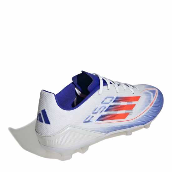 Adidas F50 League Firm Ground Football Boots Бяло/Червено/Синьо Футболни стоножки